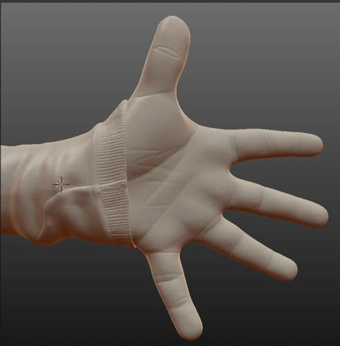 Sculpted Childhand 1
