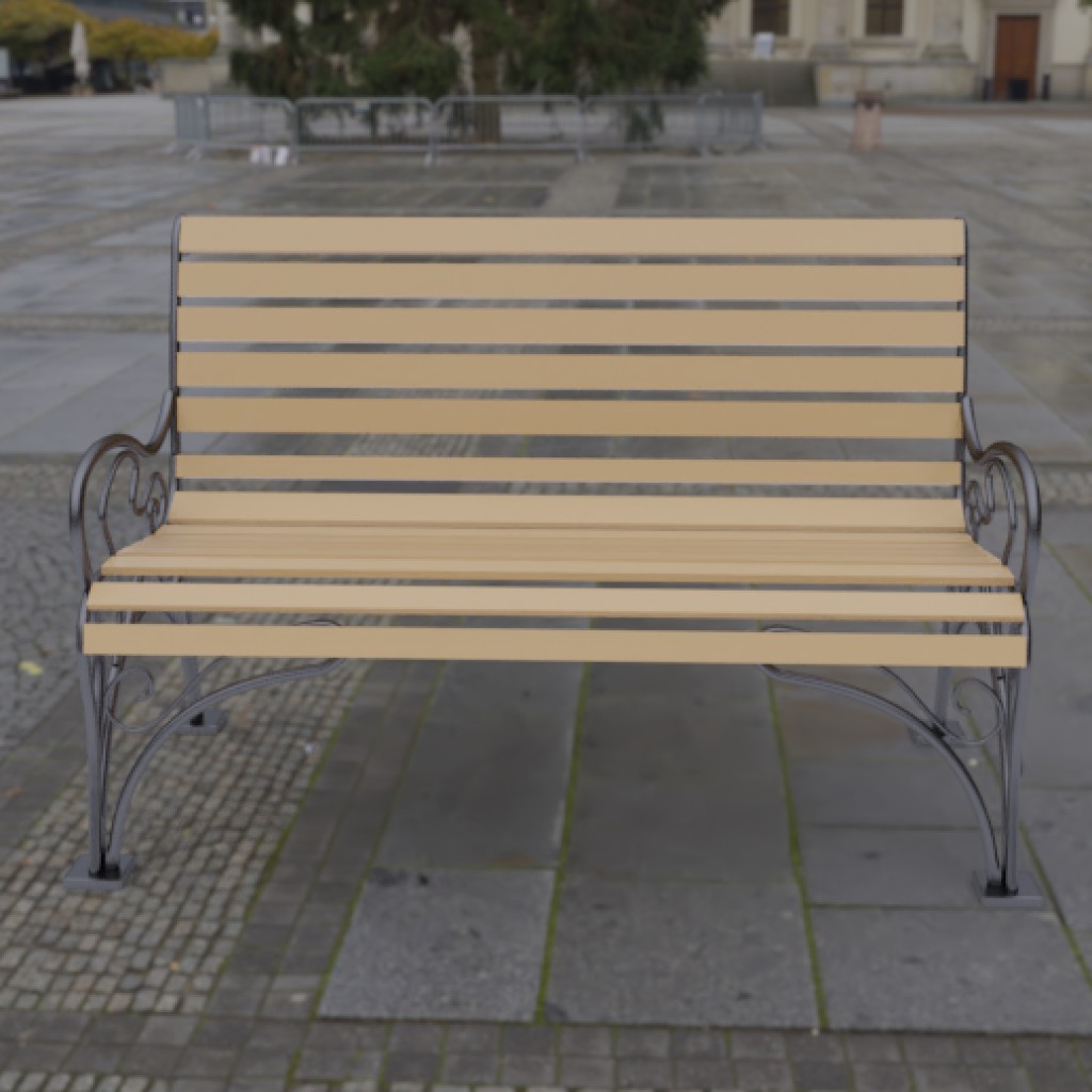 Bench with original forging