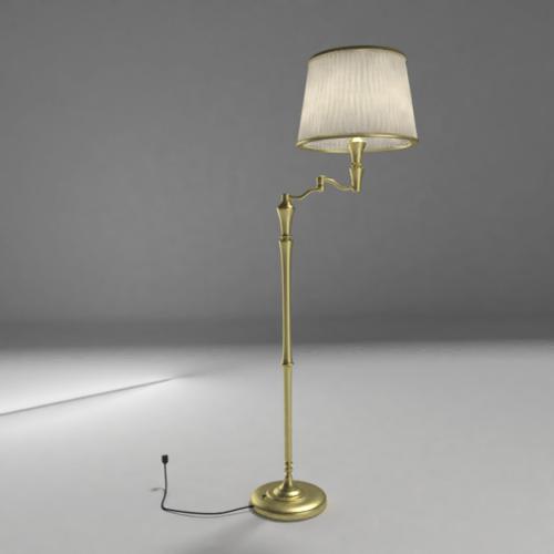 Traditional Swing-Arm Floor Lamp