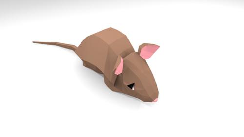 LOW POLY RAT