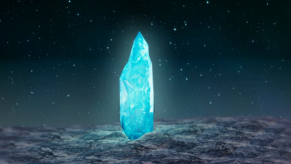 Sci-Fi Glowing Crystal