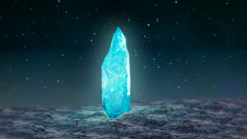 Sci-Fi Glowing Crystal