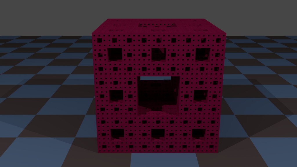 Menger Sponge, Four Level