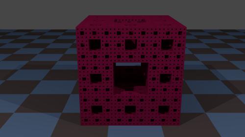Menger Sponge, Four Level