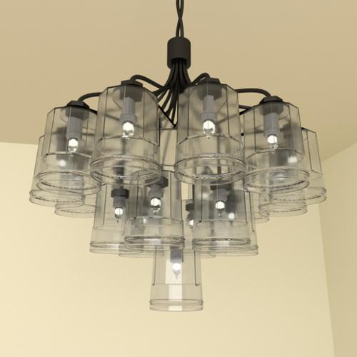 Jamjar chandelier