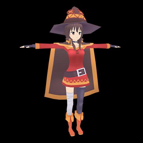 megumin low poly