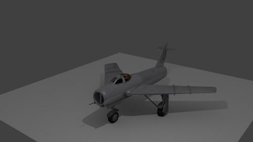MiG-15 Jet Fighter Plane