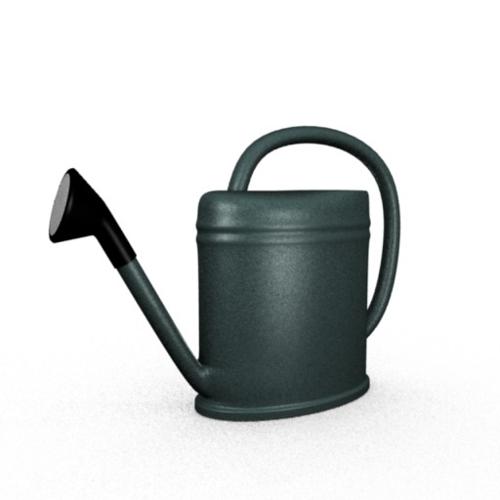 very simple lowpoly watering can