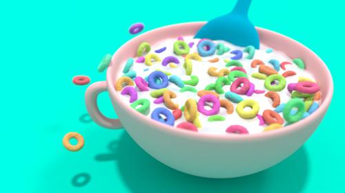 Cereals in a cup