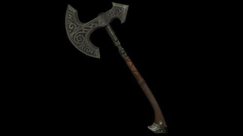 Lunar Steel Axe.