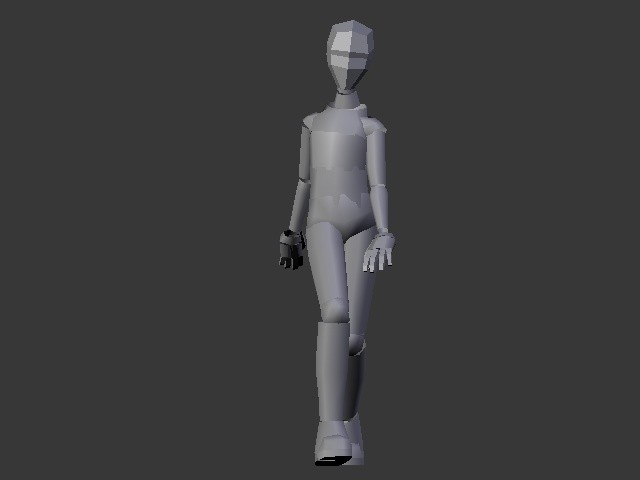 Female walk cycle