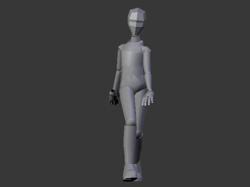 Female walk cycle