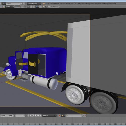 Tractor Trailer with Rig