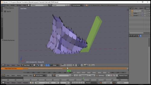 Cloth edit script