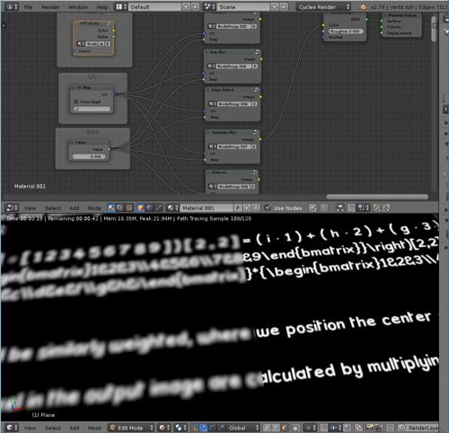 5x5 Convolve for Cycles Nodes Materials