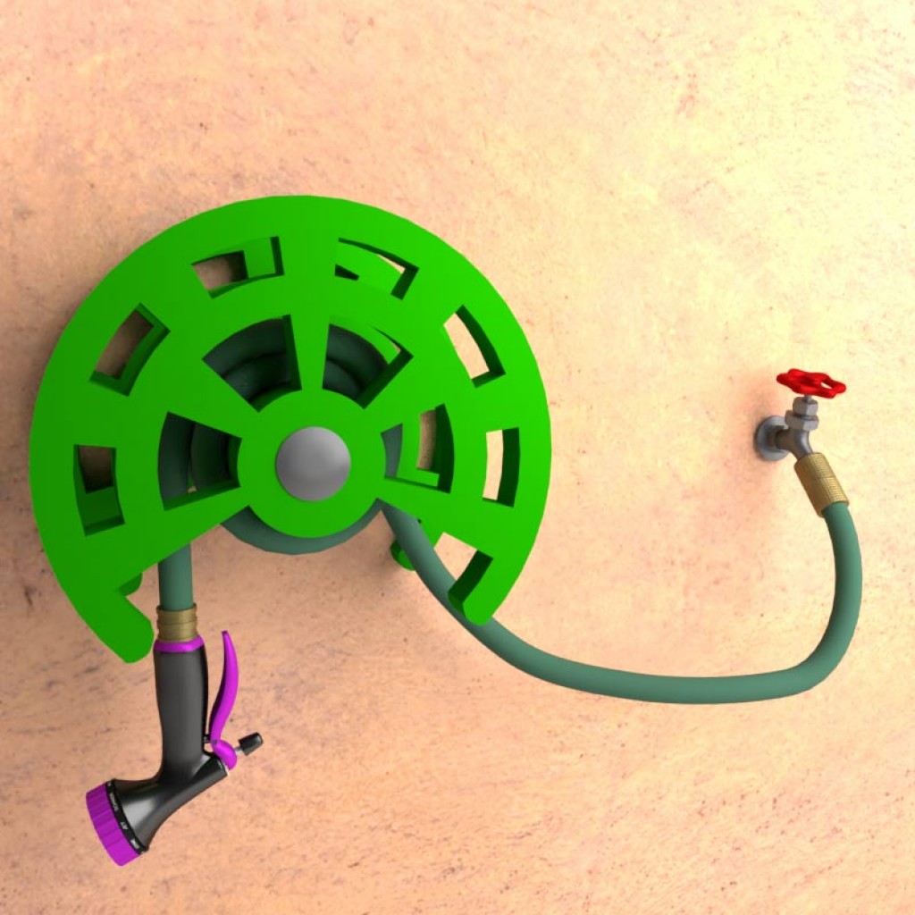 Garden Hose, Faucet & Sprayer