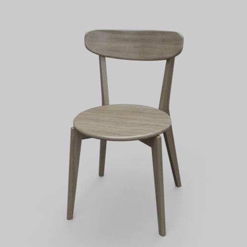 Wooden chair by Daenisches Bettenlager