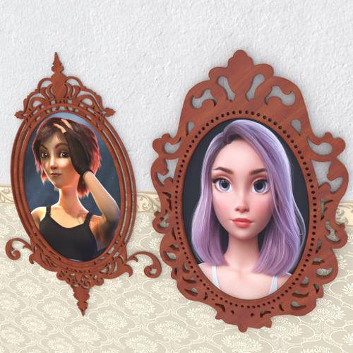 2 Fancy Picture Frames