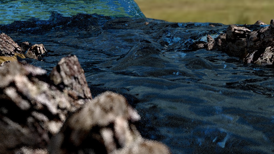 Realistic Stream Animation Scene
