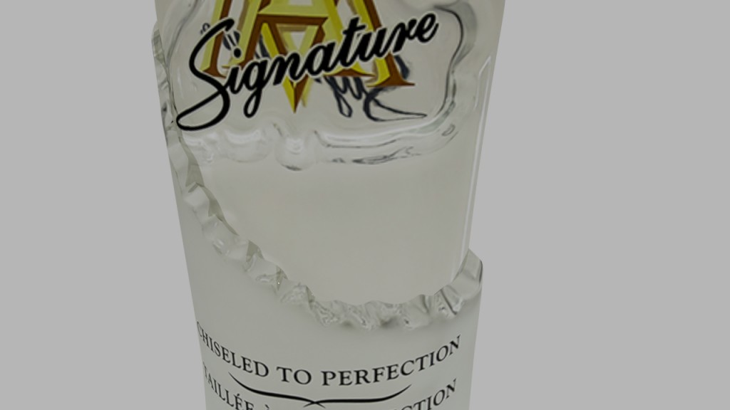 Signature glass bottle