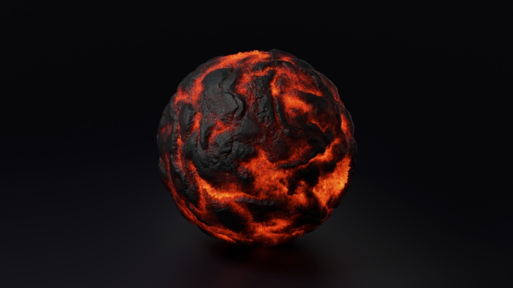 Procedural Lava shader