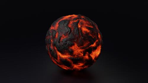 Procedural Lava shader