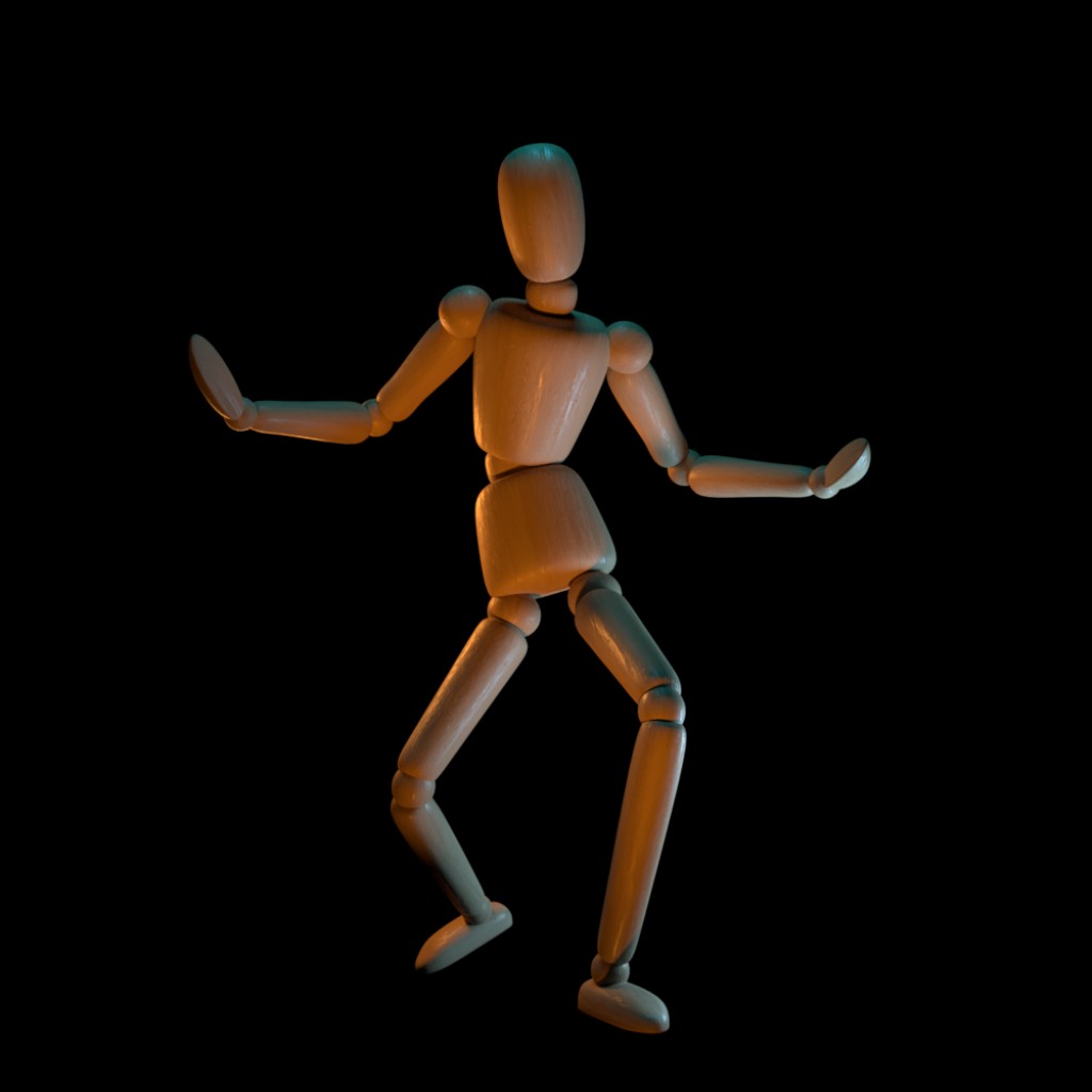 Wooden puppet
