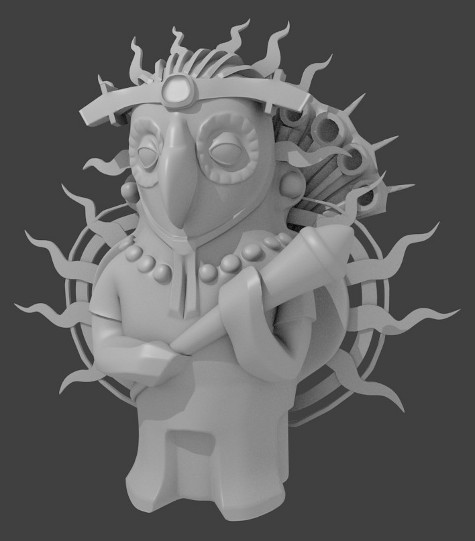 Aztec Statue 1
