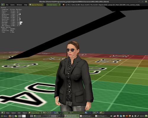 UPBGE Character system: Mira v0.8