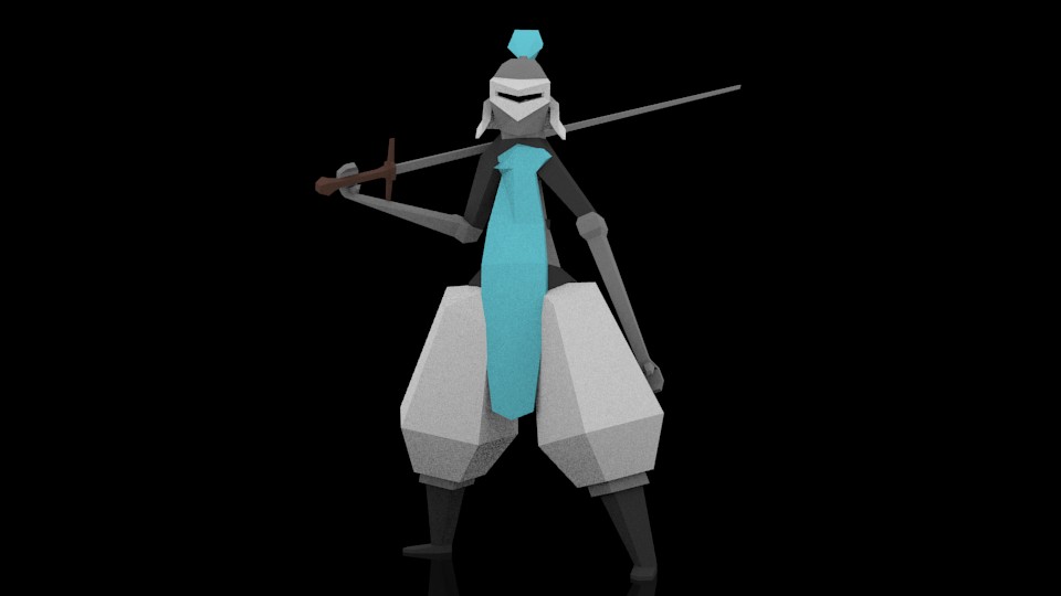 Light blue knight