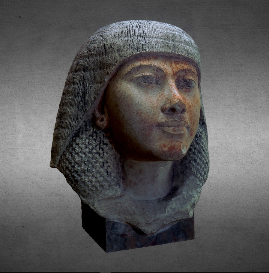 Egyptian bust of a woman