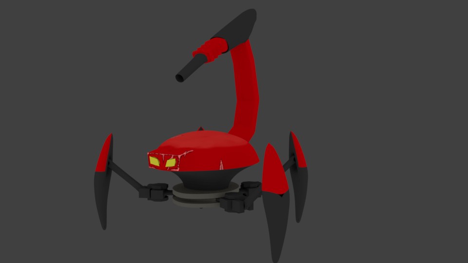 Game Character - Quadrubot