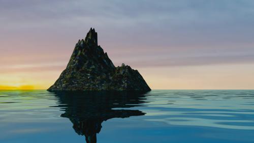 Island in blender