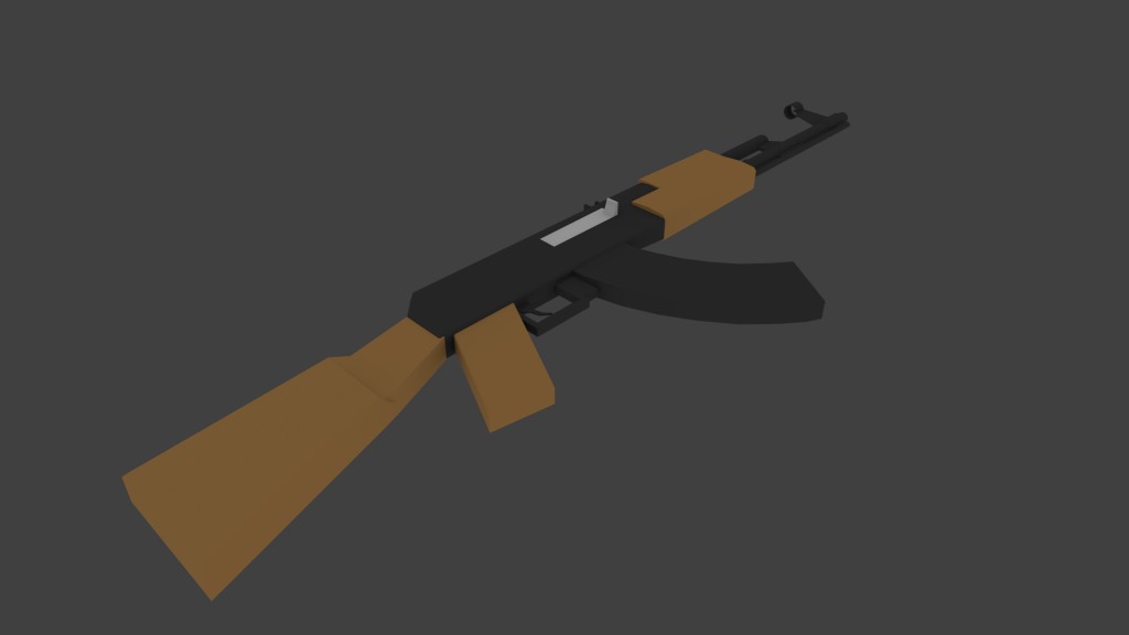 AK-47 (low poly)