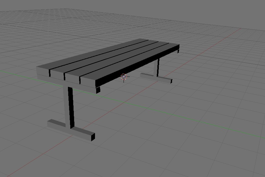 Simple Metal Bench
