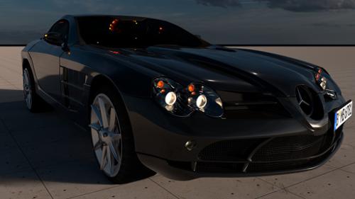 Mercedez Benz SLR Mclaren 3D model