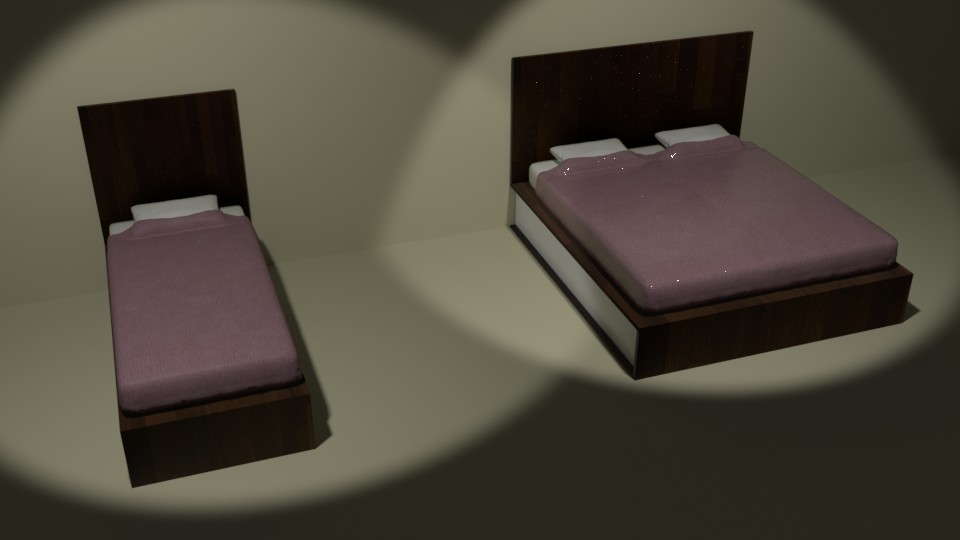Single and Double Bed
