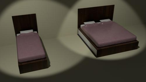 Single and Double Bed