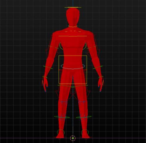 Lowpoly Human Rigged
