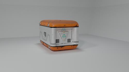 Sci Fi weapon/ammo crate