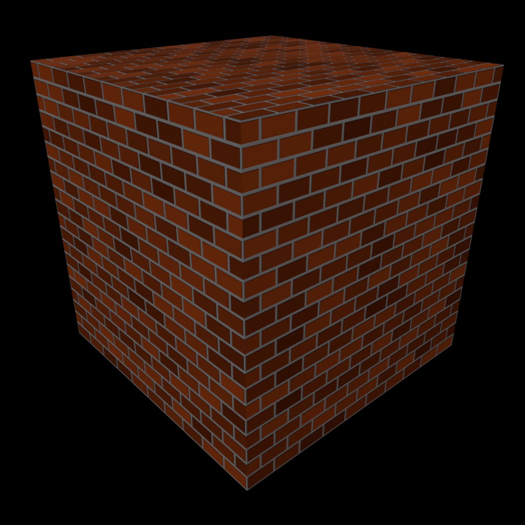 Brick Material for Cycles using Brick Texture Node