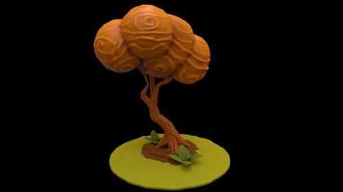 Arbol escultura Digital
