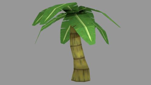 Coconut Tree low poly