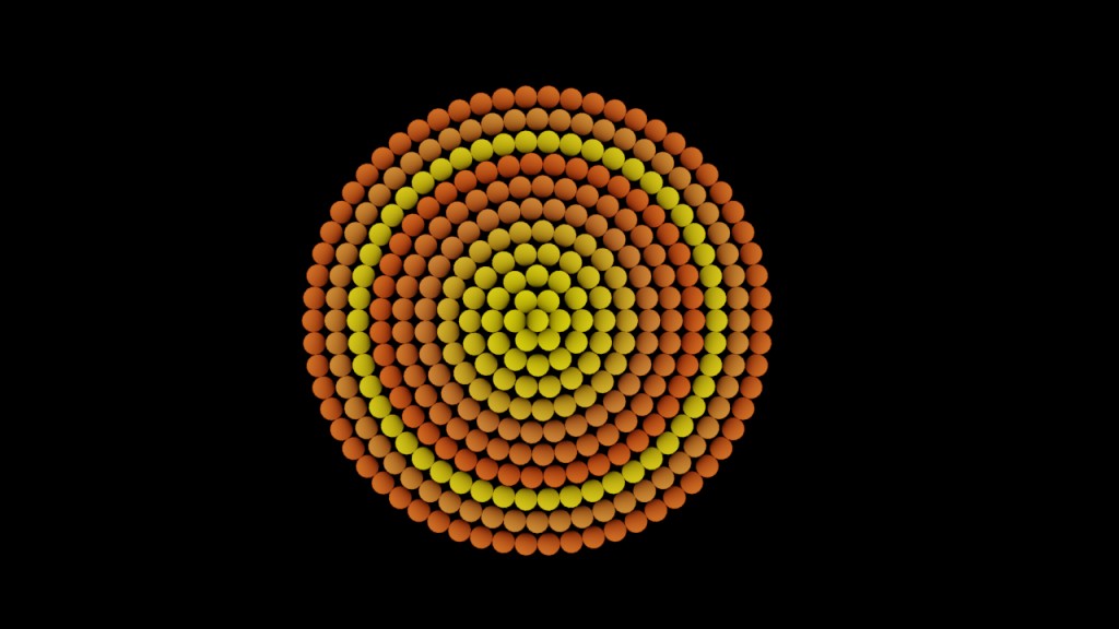 Filling circles in circle using AnimationNodes