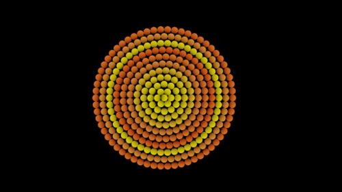 Filling circles in circle using AnimationNodes