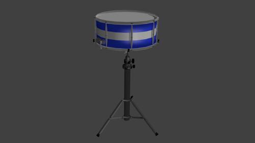 Simple snare drum on stand