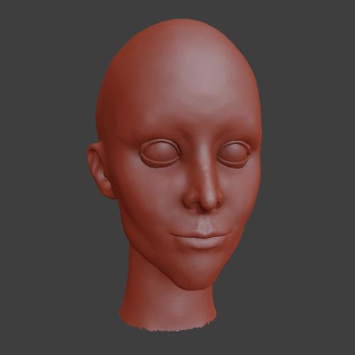 female head sculpt