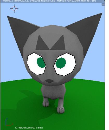 Stripe the Cat Rigged