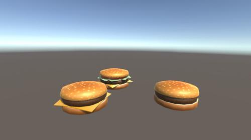 Hamburgers LowPoly