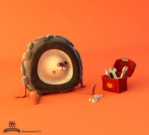 Tired tire